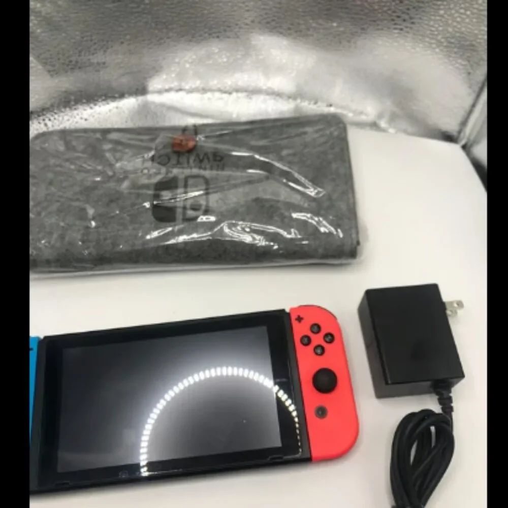 Nintendo Switch Console HAC-001 w/ Joy Con + Dock + AC +1TB SD card +HDMI + case